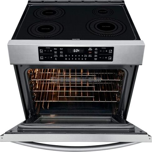 Frigidaire FGIH3047VF 30" Gallery Series Induction Range with Air Fry 4 Elements 5.4 cu. ft. Oven Capacity Self Clean with Steam Clean Option Star K ADA Compliant in Stainless Steel in Saudi Arabia