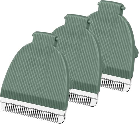 Green Replacement Blades for Meridian Trimmer, Hygienic Ceramic Replacement Blades Compatible with Meridian Body Trimmer (Onyx & Sage), 2 Pack in Kuwait