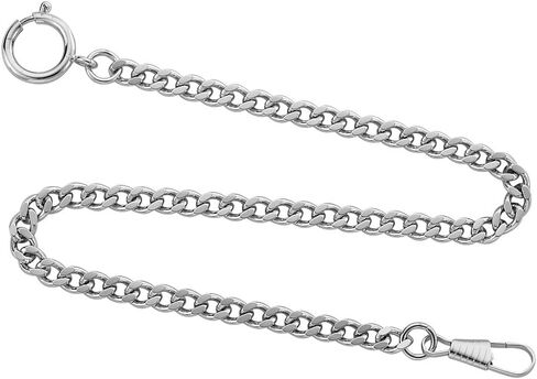 Gotham Men's Silver-Tone 17 Jewel Mechanical Exhibition Pocket Watch # GWC14040S in Saudi Arabia