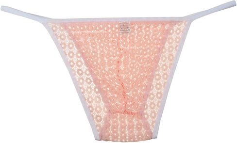 Jaxu Men's Hollow Bikini Briefs Lace Mini Brief Pouch Jacquard Male Underwear Rope Pants in Saudi Arabia