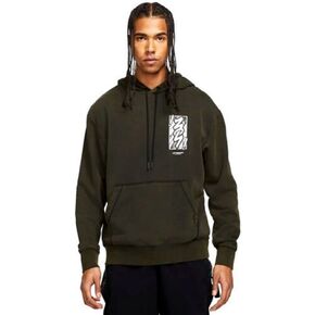 Nike Jordan Men's Zion Dri Fit Fleece Pullover hoodie DH0598 010 Size XXL Black in Saudi Arabia