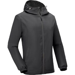 Little Donkey Andy Men’s Lightweight Breathable Windbreaker Golf Jacket UPF50+ Windproof Outdoor Running Coat