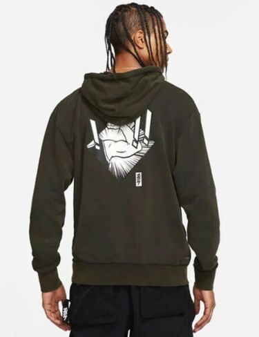نايك بلوفر صوفي بغطاء للرأس للرجال من جوردان - DH0598 010 مقاس XXL اسود، اسود، XXL, أسود, XXL in Saudi Arabia