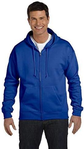 Hanes Men's Full-Zip EcoSmart Fleece Hoodie in Kuwait
