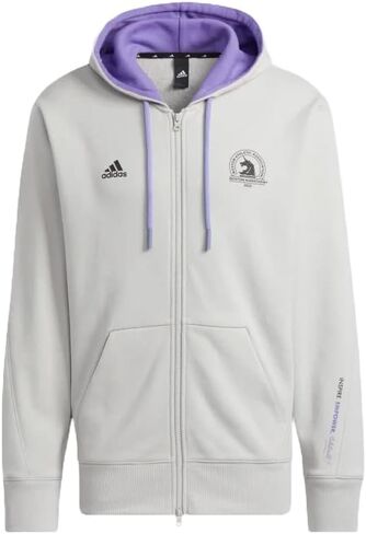 ADIDAS MEN’S BOSTON MARATHON 2022 FULLZIP HOODIE ( MEDIUM ) in Saudi Arabia
