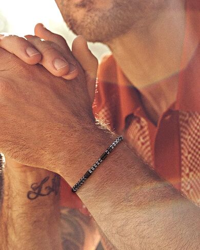 JoycuFF Inspirational 𝗠𝗼𝗿𝘀𝗲 𝗖𝗼𝗱𝗲 𝗕𝗿𝗮𝗰𝗲𝗹𝗲𝘁𝘀 𝗳𝗼𝗿 𝗪𝗼𝗺𝗲𝗻 Men Secret Message Obsidian Beads 𝗛𝗮𝗻𝗱𝗺𝗮𝗱𝗲 Woven Jewelry 𝗕𝗶𝗿𝘁𝗵𝗱𝗮𝘆 Gifts for Her in Saudi Arabia