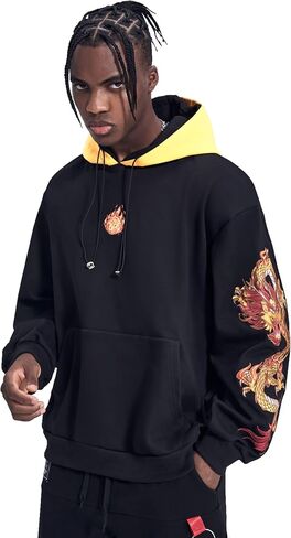 MFCT Japanese Streetwear Embroidered Hoodies for Men in Saudi Arabia