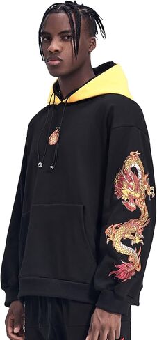 MFCT Japanese Streetwear Embroidered Hoodies for Men in Saudi Arabia