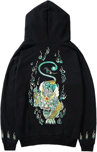 MFCT Japanese Streetwear Embroidered Hoodies for Men in Saudi Arabia