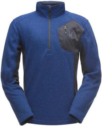 SPYDER Men’s Bandit Half-Zip Stryke Fleece Pullover Jacket for Winter Sports in Kuwait