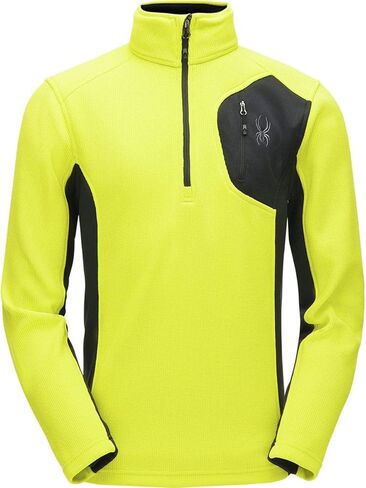 SPYDER Men’s Bandit Half-Zip Stryke Fleece Pullover Jacket for Winter Sports in Kuwait