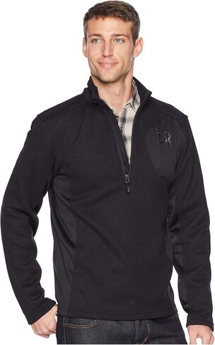 SPYDER Men’s Bandit Half-Zip Stryke Fleece Pullover Jacket for Winter Sports in Kuwait
