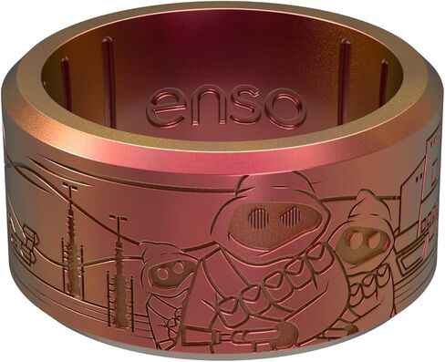 حلقات Enso Rings Star Wars Marquee من السيليكون، مجموعة حلقات واسعة، تصميم مريح ومرن in Kuwait