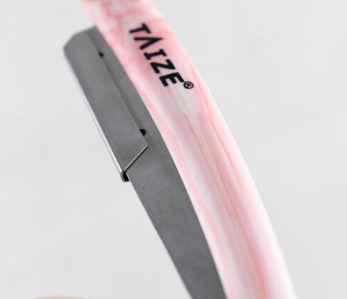 TAIZE - Straight Edge Razors -Professional Barber-Percent Stainless Steel Burgundy - 5'' in Saudi Arabia