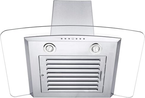 ZLINE 30" Convertible Vent Wall Mount Range Hood in Stainless Steel & Glass (KZ-30) in Kuwait