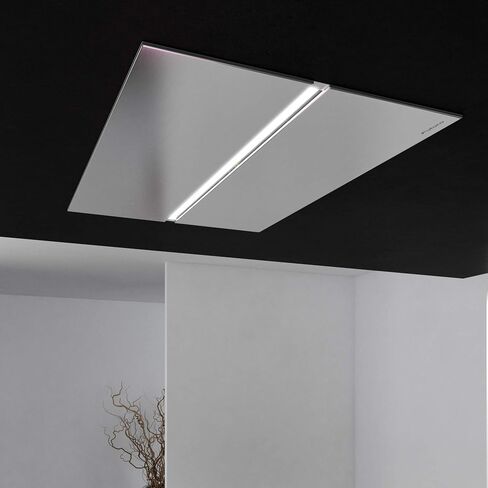 Futuro Futuro Island-Mount IS36SAVONA-INOX Range Hood 36" 940-CFM | Savona Inox | Stainless Steel Vent Hood | Modern Italian Exhaust Hood | LED, Ultra-Quiet w/Blower in Saudi Arabia