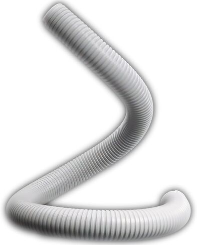 ZIMFLEX PVC Rigid Self-Supporting Duct for Suction Smoke and Ventilation, Or Cable & Wire Protection ID 2 1/2" Inch in Saudi Arabia
