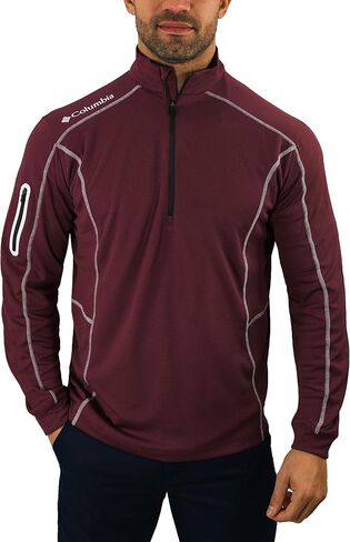 Columbia Men's Omni-Wick Shotgun Long Sleeve 1/4 Zip Pullover in Saudi Arabia