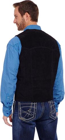 Cripple Creek Men's Suede Leather Vest in Saudi Arabia