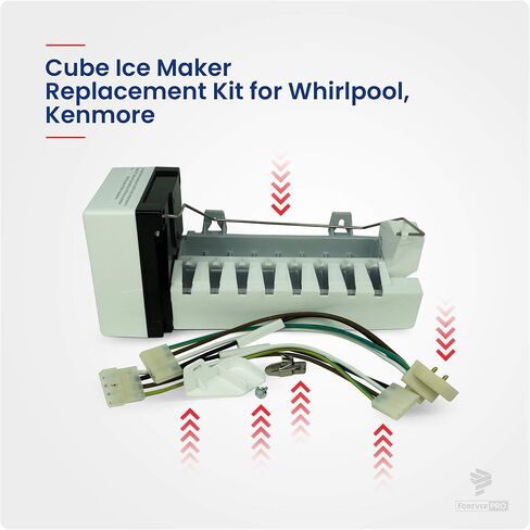ForeverPRO 4317943 Whirlpool Icemaker Kit for Whirlpool Refrigerator 1857 4210317 4211173 4317943 in Saudi Arabia