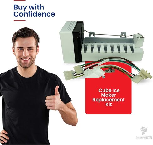 ForeverPRO 4317943 Whirlpool Icemaker Kit for Whirlpool Refrigerator 1857 4210317 4211173 4317943 in Saudi Arabia