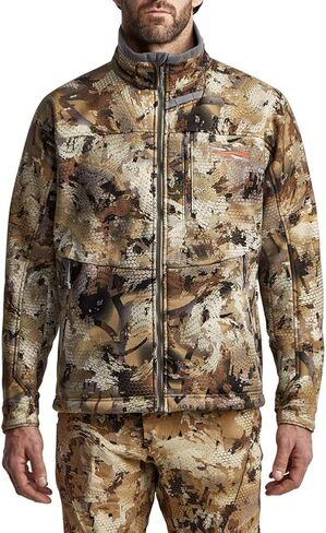SITKA Gear Men's Dakota Windstopper Water Repellent Breathable Camo Hunting Jacket, Waterfowl Marsh, Large in Kuwait