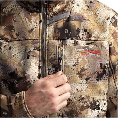 SITKA Gear Men's Dakota Windstopper Water Repellent Breathable Camo Hunting Jacket, Waterfowl Marsh, Large in Kuwait