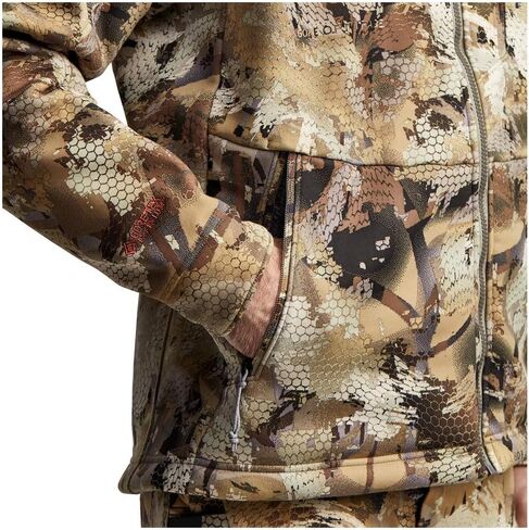 SITKA Gear Men's Dakota Windstopper Water Repellent Breathable Camo Hunting Jacket, Waterfowl Marsh, Large in Kuwait
