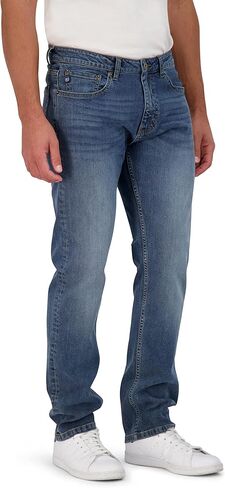 Chaps Men's Jeans - Regular Fit Comfort Stretch Denim Jeans for Men in Kuwait