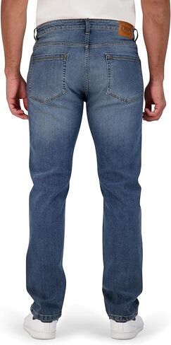 Chaps Men's Jeans - Regular Fit Comfort Stretch Denim Jeans for Men in Kuwait
