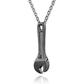 Jinlou Tool Wrench Urn Pendant Necklace for ashes Sterling Silver Keepsake Memorial Cremation Jewelry Urn Necklace for Human Man Women in Saudi Arabia