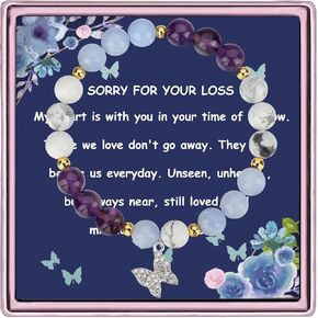 PARTNER Memorial Jewelry Sympathy Gift A Piece of My Heart Lives In Heaven Bracelet Memorial Gifts for Loss of Loved One