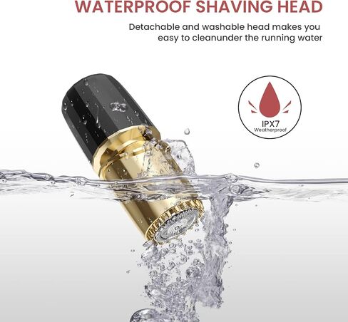 Phisco Mini Electric Razor for Man, Waterproof Electric Shaver , Safe for All Skin Types, (Type-C & USB Charge) Face Razors Shavers for Man in Saudi Arabia