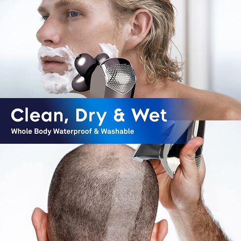 ماكينة حلاقة هالفورد للرجال الصلع، ماكينة حلاقة كهربائية للرأس للرجال، ماكينة حلاقة الرأس الصلع للرجال، ماكينة حلاقة كهربائية 5 في 1 للرجال. in Kuwait