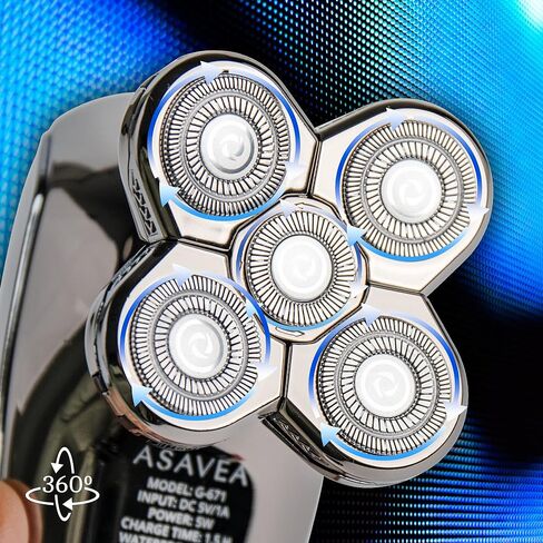 ماكينة حلاقة هالفورد للرجال الصلع، ماكينة حلاقة كهربائية للرأس للرجال، ماكينة حلاقة الرأس الصلع للرجال، ماكينة حلاقة كهربائية 5 في 1 للرجال. in Kuwait