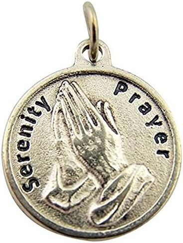 Religious Gifts Silver Toned Base Catholic Saint Medal with Prayer Protection Pendant, 3/4 Inch in Saudi Arabia