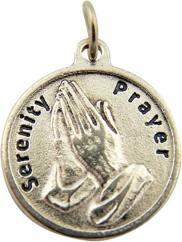 Religious Gifts Silver Toned Base Catholic Saint Medal with Prayer Protection Pendant, 3/4 Inch in Saudi Arabia