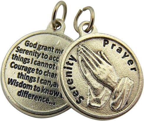 Religious Gifts Silver Toned Base Catholic Saint Medal with Prayer Protection Pendant, 3/4 Inch in Saudi Arabia