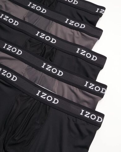 IZOD Men's Underwear - Performance Boxer Briefs with Mesh Functional Fly (5 Pack) in Saudi Arabia