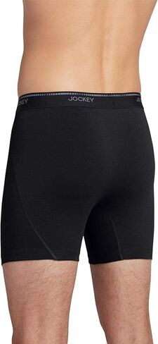 Jockey Men's Underwear MaxStretch 6" Boxer Brief - 3 Pack in Saudi Arabia