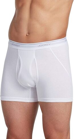 Jockey Men's Underwear MaxStretch 6" Boxer Brief - 3 Pack in Saudi Arabia