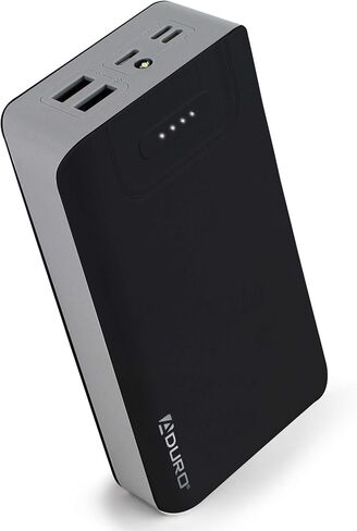 Aduro Portable Charger Power Bank 30,000mAh External Battery Pack Phone Charger for Cell Phones with Dual USB Ports for iPhone, iPad, Samsung Galaxy, Android, and USB Devices (Black/Grey) in Saudi Arabia