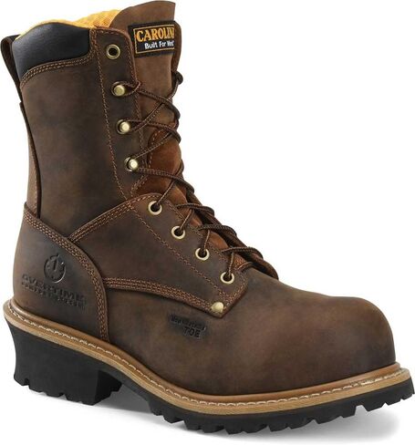 Carolina Men's 8 Inch CT Poplar Dark Brown 7.5 4E US in Kuwait