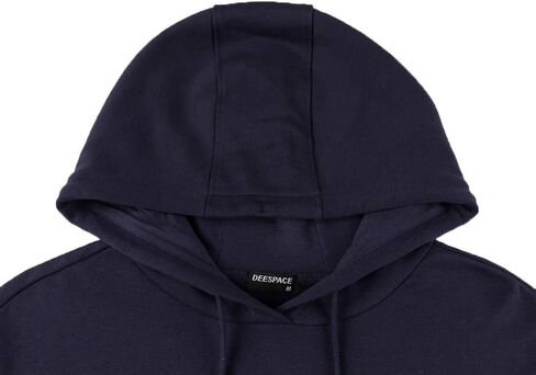 DEESPACE Men's Sweatshirts Soft Brushed Fleece Hoodie Pull on Sweatshirts Drawstring Hooded Sweatshirt (S-3XL) in Saudi Arabia