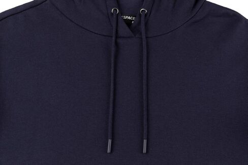 DEESPACE Men's Sweatshirts Soft Brushed Fleece Hoodie Pull on Sweatshirts Drawstring Hooded Sweatshirt (S-3XL) in Saudi Arabia