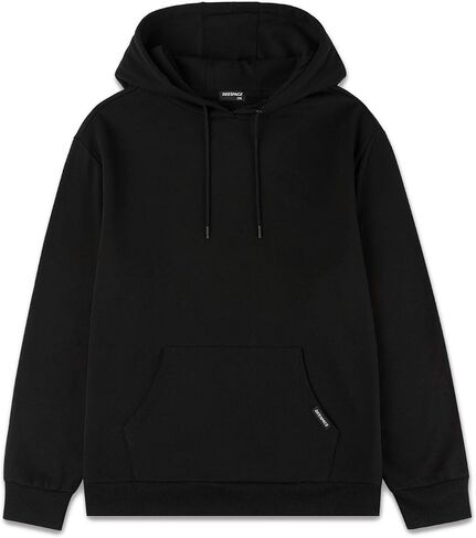 DEESPACE Men's Sweatshirts Soft Brushed Fleece Hoodie Pull on Sweatshirts Drawstring Hooded Sweatshirt (S-3XL) in Saudi Arabia