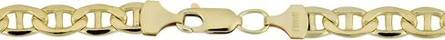Kooljewelry 14k Yellow Gold Filled Mens Mariner Link Chain Bracelet (5.8 mm, 8.5 inch) in Saudi Arabia