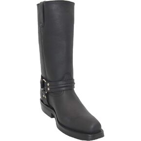 Men's Leather Harness Western Biker Boot in Kuwait