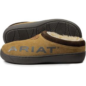 شبشب رجالي من ARIAT مصنوع من الجلد السويدي للاستخدام الداخلي والخارجي in Saudi Arabia