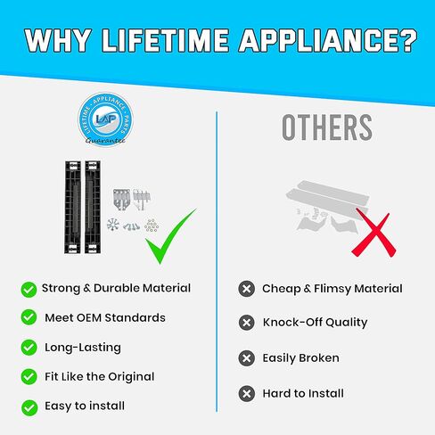 UPGRADED Lifetime Appliance SKK-8K, SKK8K Stacking Kit Compatible with Samsung Washer & Dryer - 27" Front Load Laundry in Saudi Arabia